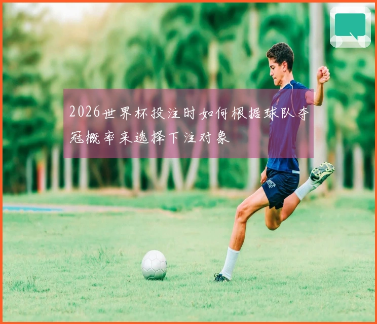 2026世界杯投注时如何根据球队夺冠概率来选择下注对象