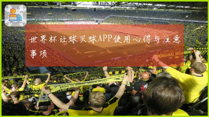 世界杯让球买球APP使用心得与注意事项