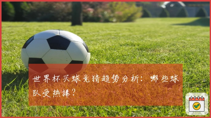 世界杯买球竞猜趋势分析：哪些球队受热捧？