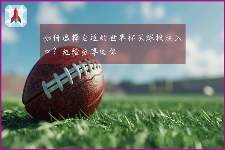 如何选择合适的世界杯买球投注入口？经验分享给你
